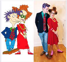 Mahogany Lox & Carlos Esparza's Didi & Stu Pickles 'Rugrats' Costumes Win  Halloween | Themed halloween costumes, Family halloween costumes, Halloween  costumes