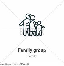 They support the notion of a product family or suite when the same icons and style are used in several places. Family Group Icon Vector Photo Free Trial Bigstock
