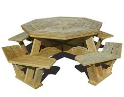 Treated Pine Octagon Walk In Picnic Table Octagon Picnic Table Picnic Table Octagon Picnic Table Plans