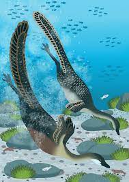 Halszkaraptor Diving By Https Www Deviantart Com Troodonvet On Deviantart Extinct Animals Prehistoric Animals Prehistoric Creatures
