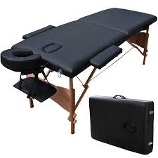 Zimtown Portable Massage Table 2 Section 84 Folding Massage Bed With Free Carry Case Wood Frame Couch For Facial Spa Tattoo Walmart Com Massage Table Massage Tables Massage Bed