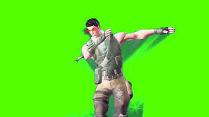 Green clover skin is a uncommon fortnite outfit. Dabbing Default Skin Fortnite Green Screen Youtube