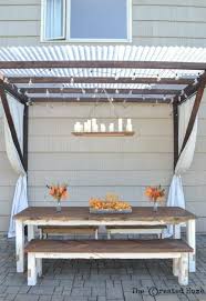 Made from timber and wire this particular pergola design is perfect for climbing plants to grow on. How To Build A Super Frugal Pergola The Created Home
