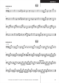 This makes it a great alternative to traditional sheet music for more visual musicians. The Bass Guitarist S Guide To Reading Music Beginner Level Bassline Publishing