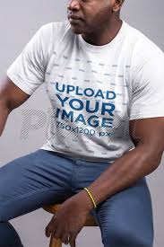 Man T Shirt Free Mockup By Placeit Free Mockup Shirt Mockup Clothing Mockup Free Shirts