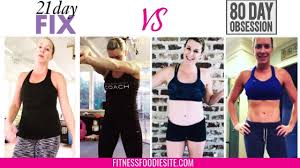 21 day fix vs 80 day obsession