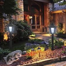 Outdoor 2pcs Waterproof Led Solar Powered Decorative Lamp Bright Energy Saving Garden Park Landscape Yard Light Yard Lights Garden Park Park Landscape