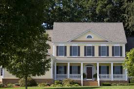 Crisp grey gives it a sharp, crate and barrel look. 52 Yellow Exterior House Ideas Brick Vinyl Stucco Wood Etc Home Stratosphere