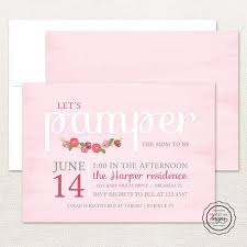Pamper The Mommy To Be With This Sweet And Simple Baby Shower Invitation From Printed Ink Simple Baby Shower Invitations Mommy Shower Baby Shower Invitations