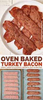 Oven Baked Turkey Bacon Recipe Cooking Made Healthy Recipe Baking Turkey Bacon Turkey Bacon Recipes Baked Turkey