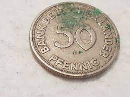 10 pfennig bank deutscher länder 1949. Munze Coin 50 Pfennig 1949 Pragung F Bank Deutscher Lander Bdl Sehr Selten Rar Ebay