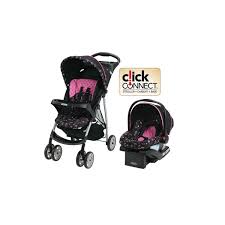Graco Baby Stroller Car Seat Travel System Infant Toddler Carriage Pink Graco Baby Stroller Baby Strollers Stroller