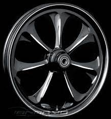 Wanaryd Our Atomic Starkline Black Wheel For Harleys And Customs Bikes Black Wheels Motorcycle Bike
