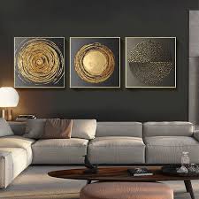 Sublime large wall decor concepts for lounge wall hangings are the rest that you simply put for your wall that hangs down artistically and creatively. Luxury Nordic Golden Black Abstract Stylish Modern Wall Art Fine Art Canvas Prints Nordi Living Room Canvas Wall Decor Living Room Modern Home Decor Wall Art
