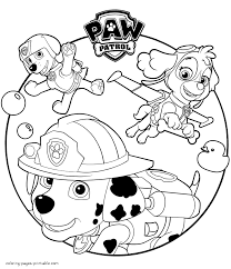 The kids will love these fun santa coloring pages. Paw Patrol Cartoon Coloring Sheets To Print Coloring Pages Printable Com