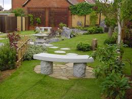 With a few tools and some lumber, you'll be able to build a garden bench on your own. Japanese Curved Stone Bench Build A Japanese Garden Uk