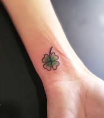 3 Leaf Clover Tattoo Meaning Glass