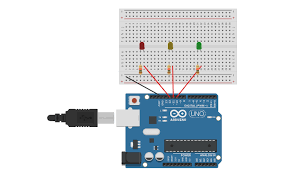 Lumpia traffic light menjadi alternatif jajanan bergizi, ekonomis, dan profitable dengan bahan baku kulit pisang berpewarna sayur. Programming A Traffic Light Tinkercad