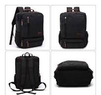 Mochila Universitário Para Notebook De Lona Bolsa Resistente Viagem  Masculina Feminina Leve Zafin Cor Azul