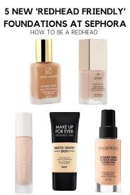 5 New Redhead Friendly Foundations At Sephora Redhead Approved Sephora Makeup Gorgeous Wedding Makeup Redhead Makeup