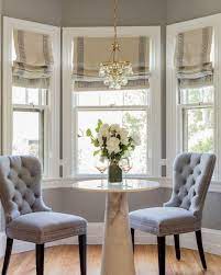 They also ensure your privacy. 10 More Adorable Dining Nooks Cobalt Gold Dining Room Windows Bay Window Living Room Kitchen Bay Window