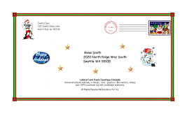 Here you will find a free printable letter and envelope, with easy to make instructions. Santa Letter Products Free Printable Envelopes Christmas Letter Template Printable Envelope