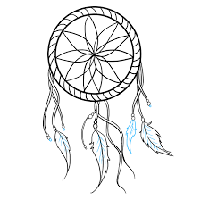 How To Draw A Dream Catcher - Really Easy Drawing Tutorial | Dream Catcher  Drawing, Drawing Tutorial Easy, Dream Catcher Sketch