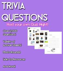 Challenge them to a trivia party! Trivia Questions Host Your Own Trivia Night Includes Thousands Of Questions Answer Sheets More Digital Link Sent After Purchase In 2021 Trivia Questions Trivia Night Trivia Night Questions
