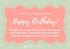 Let the anxiety always remain outside your door! Happy Birthday Wishes For Mother In Law Best Quotes Messages