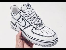 Custom Black And White Air Forces Sketch Nike Air Force 1 Low White Hand Painted Custom Nike Air Force Diy Sneakers Nike