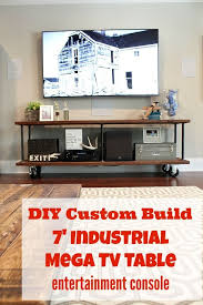 So, i went into the workshop and made a classy monitor stand out of walnut. How To Build An Industrial Console Table Refresh Restyle