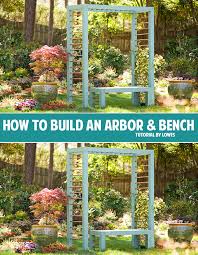 Brush up on some basic carpentry skills before you begin, then follow the instructions below to construct a simple arbor for your front yard. How To Build An Arbor Bench Andrea S Notebook