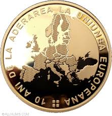 Această dată a fost propusă la summitul de la salonic din 2003 și confirmată la bruxelles pe 18 iunie. 100 Lei 2017 10 Ani De La Aderarea Romaniei La Uniunea EuropeanÄƒ Comemorative 2017 Romania MonedÄƒ 41162