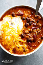 If you prefer smaller beans, use pinto beans or black beans instead of kidney beans. Beef Chili Recipe Cafe Delites