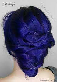 I had my hair dresser lighten some streaks. Deep Blue Bob 20 Dark Blue Hairstyles That Will Brighten Up Your Look The Trending Hairstyle