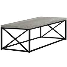 My review of the monarch specialties white coffee table. Monarch Coffee Table Grey Reclaimed Wood And Black Metal 44 In Lowe S Canada