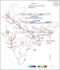 Vagaries Of The Weather Indian Sub Continent Chart As On