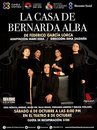 Bernarda les impone 8 años de aislamiento, llevando hasta lo irracional las convenciones sociales sobre el luto. Nuevos Pases En Mexico De La Casa De Bernarda Alba Marc Egea