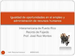 Objetos perdidos en el aeropuerto de barajas. Igualdad De Oportunidades En El Empleo