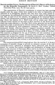 At its center is how biology directs the evolution of species to create diversity and change in the natural world. Darwin And His Critics The Reception Of Darwin S Theory Of Evolution By The Scientific Community The British Journal For The History Of Science Cambridge Core