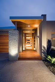 20 Modern Wooden Walkways Designs In Front Door Modern House Facades Facade House Modern Entrance Door