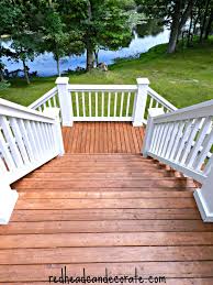 The best deck sealers protect wood decking from damage, while still allowing the first be certain that deck sealer is the correct product for your needs. Thompson S Waterseal Deck Makeover Redhead Can Decorate