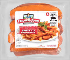 We only use fresh ingredients with no additives, gluten, soy, msg, liquid smoke or artificial coloring. Farmer John Hot Louisiana Brand Smoked Sausage Reviews 2021