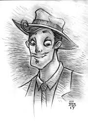 A Drawing A Day For A Year Day 9 Dapper Stan Follow Me On Instagram For Daily Posts Look For My Name Bluegetsu Drawings Daily Art Art