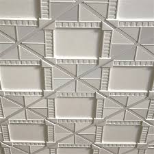 Our decorative ceilings can create a unique focal point and complement your décor. Deco 2 Square Acoustic Ceiling Tile Sound Reducing Decorative Plaster Ceiling Tile