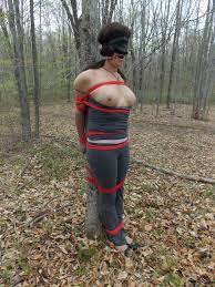 Tied to a tree : r/Bondage