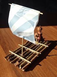 Floss Basteln Ein Floss Aus Asten Zu Basteln Geht Schnell Und Ist Ganz Einfach Kinder Basteln Holz Boot Basteln Schiff Basteln