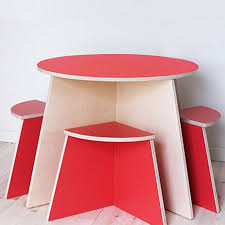 Circle Kids Table Stools By Small Design By Small Design Modern Kids Table Shabby Chic Table And Chairs Kids Table And Chairs