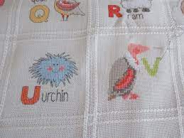 Cross Stitching A Baby Afghan Other Creative Endeavors The Greenleaf Miniature Community