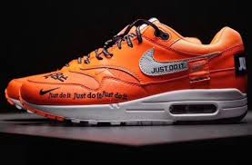 Nike Air Max 1 Orange Just Do It Releasing This Fall Sneakers Fashion Toms Shoes For Men Girls Sneakers